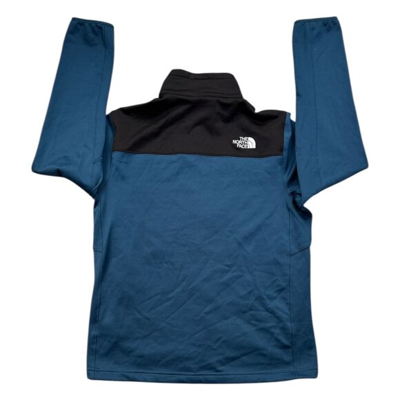 The North Face Astro Ridge Jacket Full Zip Shady Blue  / Black Fleece Size Med - Picture 7 of 7